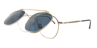 Matsuda M3148 FLIP-UP SUNGLASS LENS unisex Gold Pilot Eyeglasses