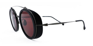 Matsuda M3155 Unisex Ruthenium Round Sunglasses