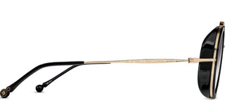 Matsuda M3155 Unisex Gold  Sunglasses