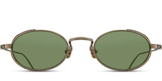 Matsuda M3169 unisex Gold Oval Sunglasses