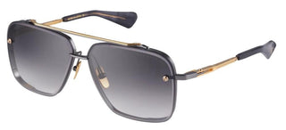 Dita Mach-six Unisex Gold Geometric Sunglasses