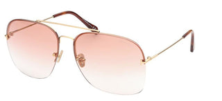 Tom Ford MACKENZIE-02 FT 0883 unisex Gold Pilot Sunglasses