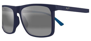 Maui Jim Makamae Mj0619s Unisex Blue Squared Sunglasses