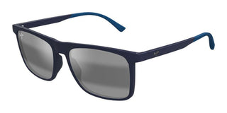 Maui Jim Makamae Mj0619s Unisex Blue Squared Sunglasses