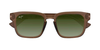 Maui Jim Maluhia Mj0643s Unisex Brown Squared Sunglasses