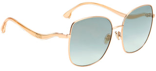 Jimmy Choo MAMIE/S women Rose gold Butterfly Sunglasses