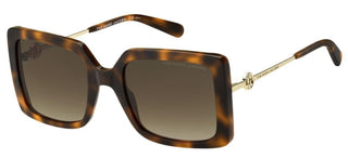 Marc Jacobs MARC 579/S women Havana Squared Sunglasses