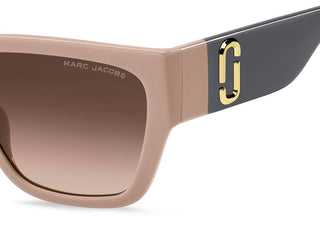 Marc Jacobs MARC 646/S women Brown Geometric Sunglasses