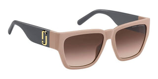 Marc Jacobs MARC 646/S women Brown Geometric Sunglasses