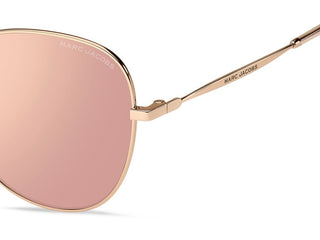 Marc Jacobs MARC 664/G/S women Gold Round Sunglasses