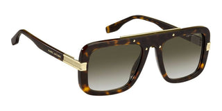 Marc Jacobs MARC 670/S men Havana Geometric Sunglasses