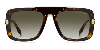 Marc Jacobs MARC 670/S men Havana Geometric Sunglasses