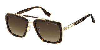 Marc Jacobs MARC 674/S men Havana Geometric Sunglasses
