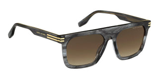 Marc Jacobs MARC 680/S men Grey Squared Sunglasses