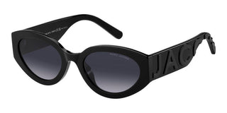 Marc Jacobs MARC 694/G/S women Black Squared Sunglasses