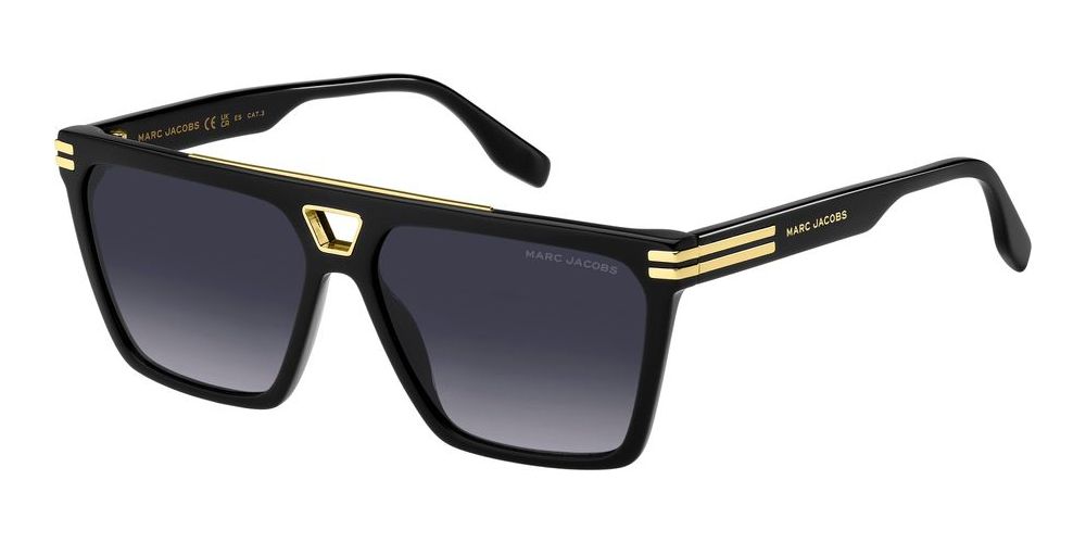 Marc Jacobs MARC 717/S men Black Geometric Sunglasses