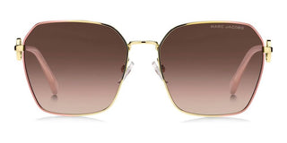 Marc Jacobs MARC 729/S women Gold Rectangle Sunglasses