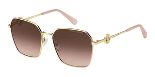 Marc Jacobs MARC 729/S women Gold Rectangle Sunglasses