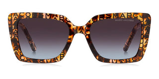 Marc Jacobs MARC 733/S women Havana Squared Sunglasses