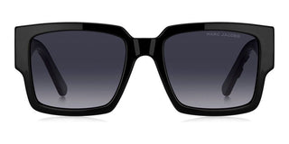 Marc Jacobs MARC 739/S unisex Black Rectangle Sunglasses
