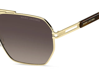 Marc Jacobs MARC 748/S men Brown Geometric Sunglasses