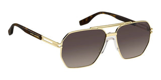 Marc Jacobs MARC 748/S men Brown Geometric Sunglasses
