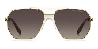 Marc Jacobs MARC 748/S men Brown Geometric Sunglasses