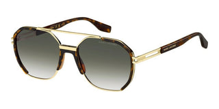 Marc Jacobs MARC 749/S men Havana Geometric Sunglasses