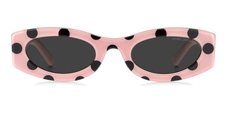 Marc Jacobs MARC 858/G/S women Pink Oval Sunglasses