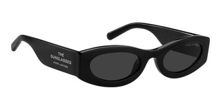 Marc Jacobs MARC 858/G/S women Black Oval Sunglasses