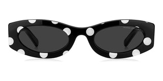 Marc Jacobs MARC 858/G/S women Black Oval Sunglasses