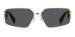 Marc Jacobs MARC 875/S unisex Gold Rectangle Sunglasses