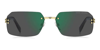 Marc Jacobs Marc 902/s Men Gold Rectangle Sunglasses