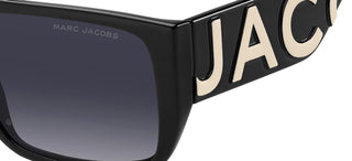 Marc Jacobs MARC LOGO 096/S unisex Black Rectangle Sunglasses