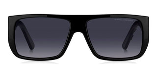 Marc Jacobs Marc Logo 096/s Unisex Black Rectangle Sunglasses