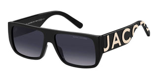 Marc Jacobs Marc Logo 096/s Unisex Black Rectangle Sunglasses