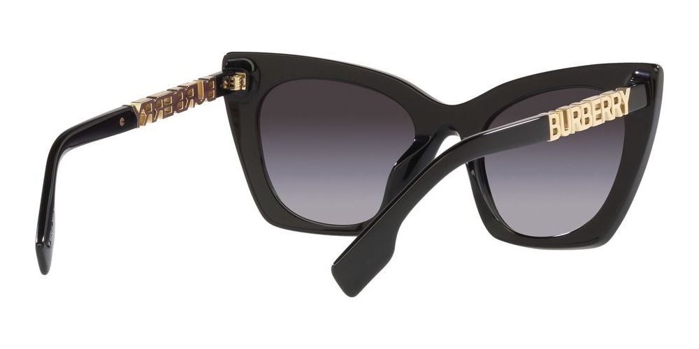 Burberry MARIANNE BE 4372U women Black Cat Eye Sunglasses