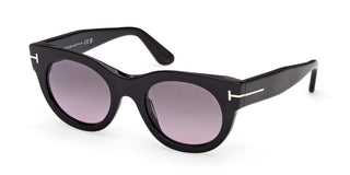 Tom Ford MARINE-02 FT1315 women Black Round Sunglasses