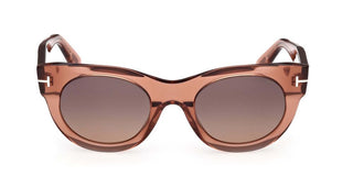Tom Ford MARINE-02 FT1315 women Brown Round Sunglasses