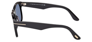 Tom Ford MARLON-02 FT1284 unisex Black Squared Sunglasses
