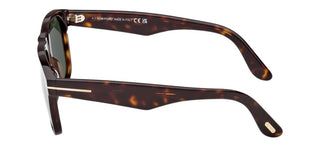 Tom Ford MARLON-02 FT1284 unisex Havana Squared Sunglasses