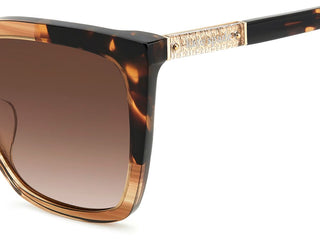 Kate Spade MARLOWE/G/S women Brown Squared Sunglasses
