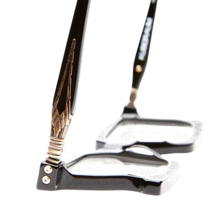 Kuboraum MASKE D72 unisex Black Squared Eyeglasses