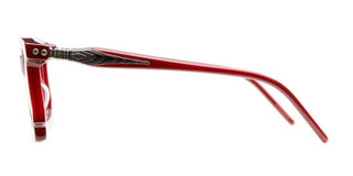 Kuboraum MASKE D72 unisex Red Squared Eyeglasses