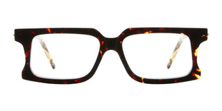 Kuboraum MASKE D74 unisex Havana Rectangle Eyeglasses