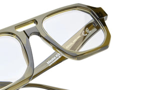 Kuboraum MASKE K33 unisex Green Eyeglasses