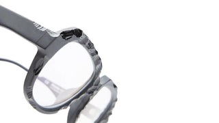 Kuboraum MASKE K37 unisex Black Geometric Eyeglasses