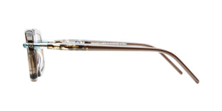 Kuboraum Maske P23 Unisex Brown Squared Eyeglasses