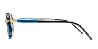 Kuboraum Maske P23 Sun Unisex Green Rectangle Sunglasses