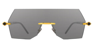 Kuboraum MASKE P90 unisex Gold Visor Sunglasses